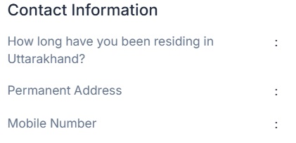Contact Information