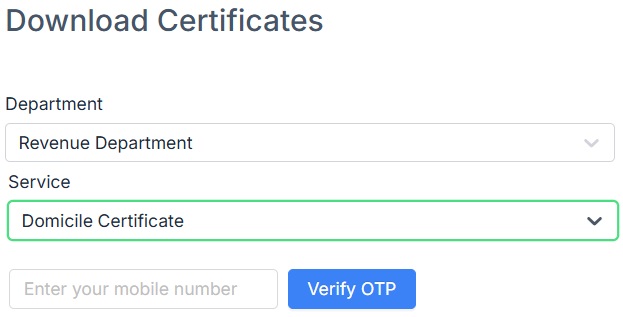 Domicile Certificate Uttarakhand Download