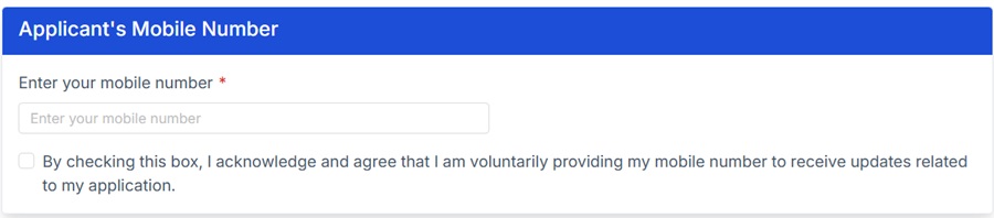 Mobile Number Verification