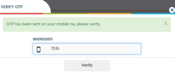Verify Mobile Number