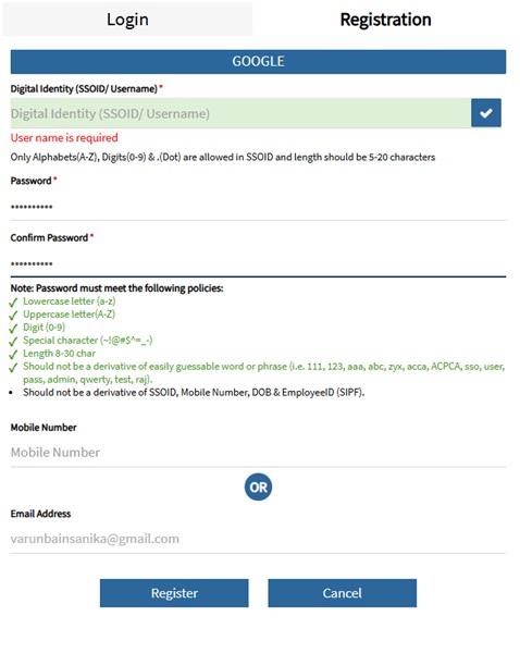 Citizen Registration Form