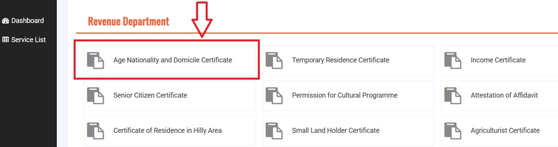 Domicile Certificate of Maharashtra Application