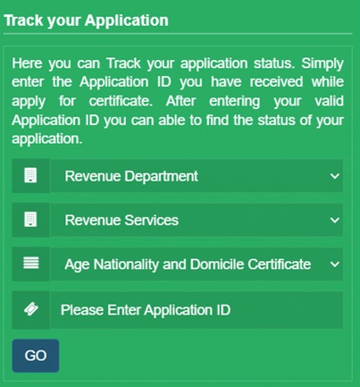 Maharashtra Domicile Certificate Application Status