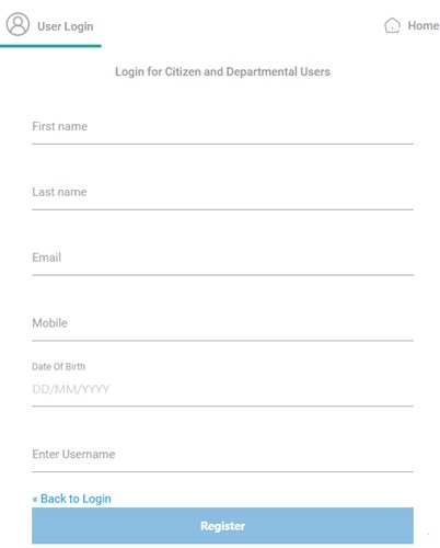 Registration on E District Portal West Bengal