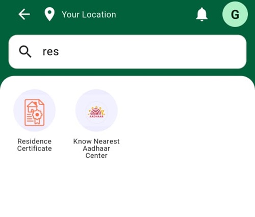 Select Telangana Residence Certificate