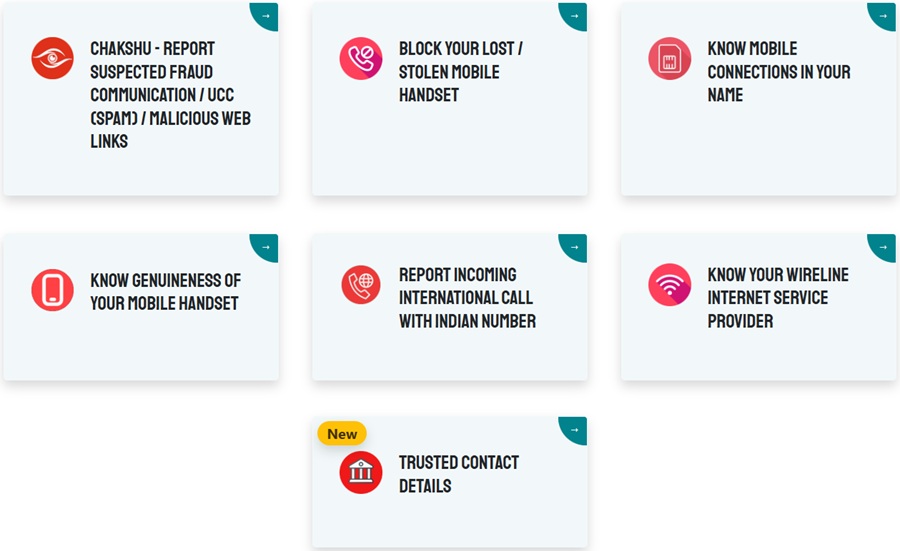 Sanchar Saathi Portal Services