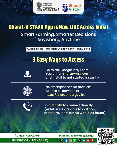 Benefits of Bharat VISTAAR