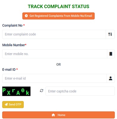 Delhi CM Jan Sunwai Complaint Track