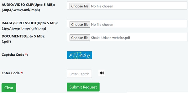 Upload Documents on PIB Fact Check Portal