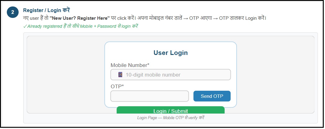 User Registration