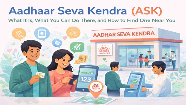 Aadhaar Seva Kendra List