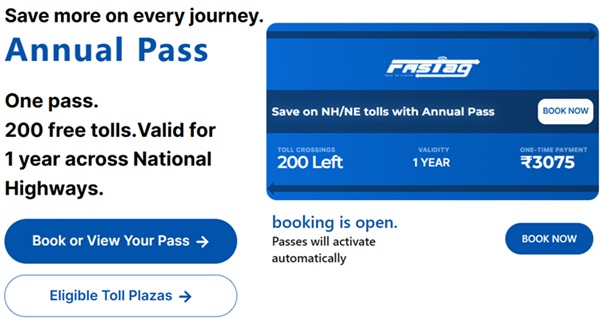 Apply for FASTag Annual Pass