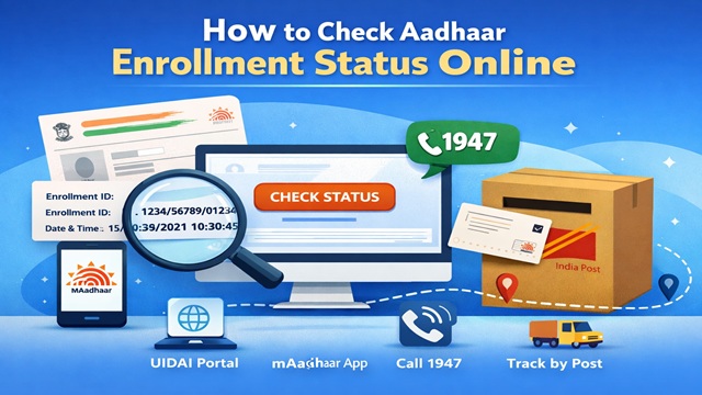 How to Check Aadhaar Enrollment Status Online