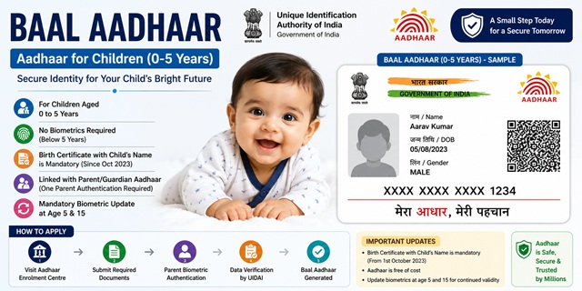  Bal Aadhaar Card