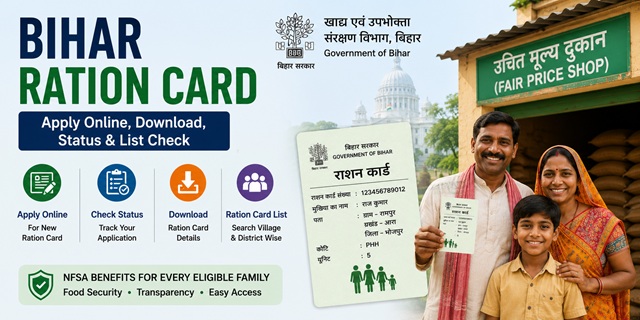  Bihar Ration Card Online