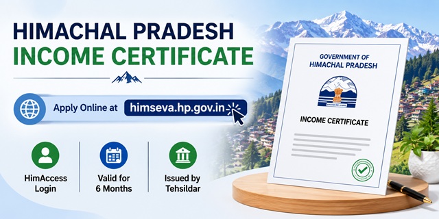 Himachal Pradesh Income Certificate