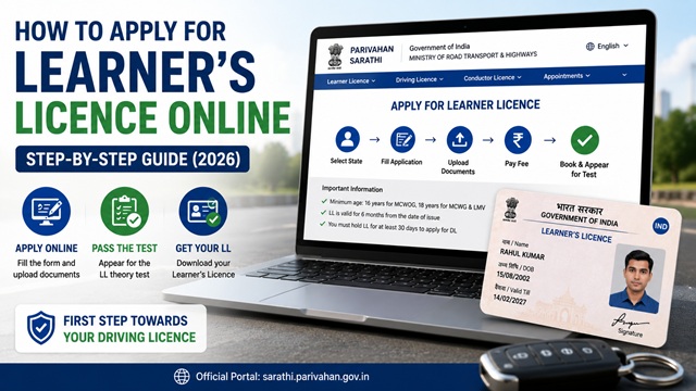 How to Apply for Learner Driving Licence