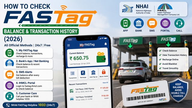  How to Check Fastag Balance