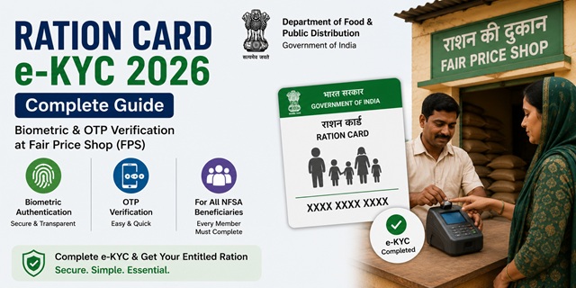  How to Complete Ration Card eKYC