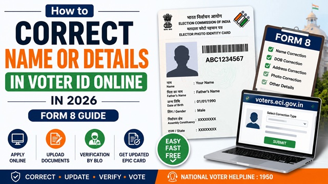  How to Correct Details on Voter ID