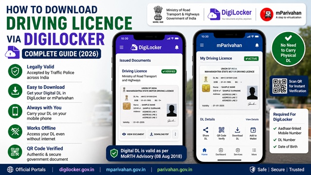  How to Download Driving Licence via DigiLocker