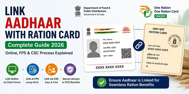  How to Link Ration Card With Aadhaar Card