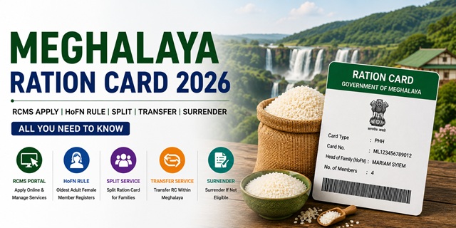  Meghalaya Ration Card