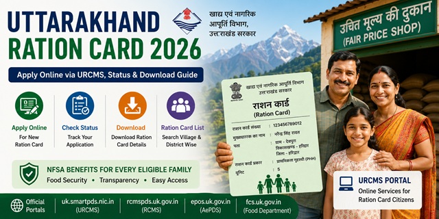  Uttarakhand Ration Card Online