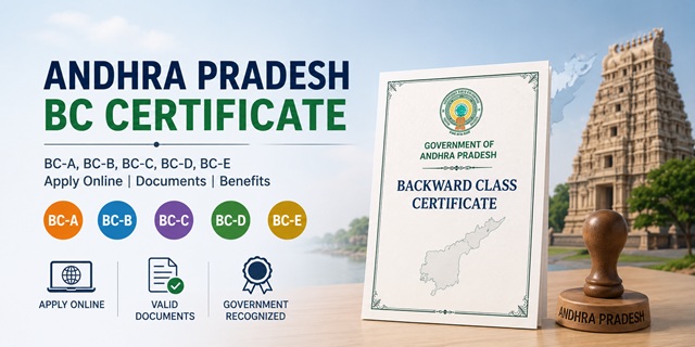  Andhra Pradesh BC Certificate