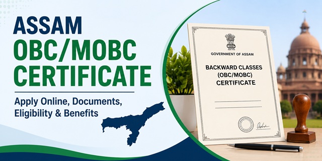  Assam Backward Class OBC MOBC Certificate