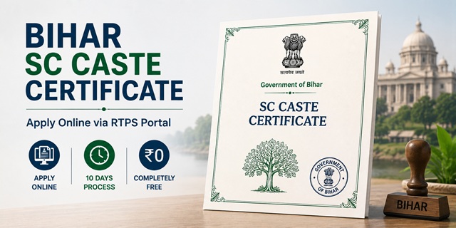  Bihar SC Caste Certificate