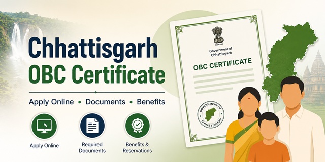  Chhattisgarh OBC Certificate