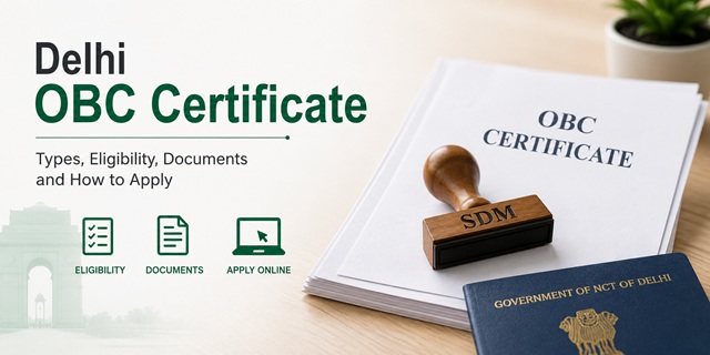  Delhi OBC Certificate