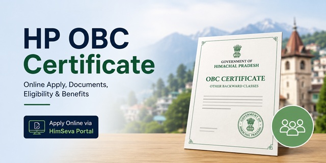  Himachal Pradesh OBC Certificate