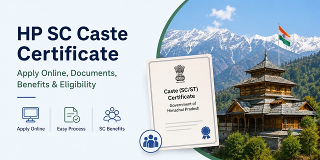  Himachal Pradesh SC Certificate