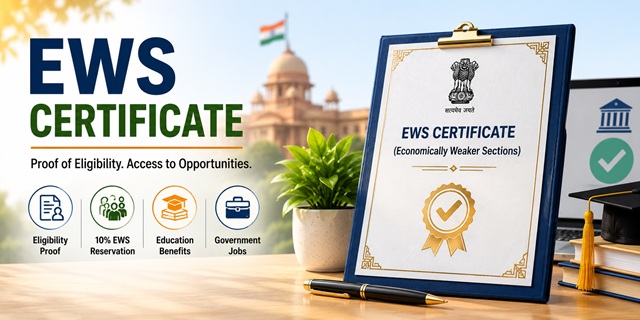 EWS Certificate: Eligibility, Income Limit & Apply Guide | India ...