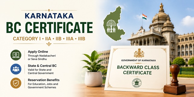  Karnataka BC Certificate
