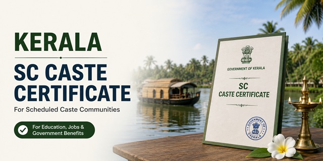  Kerala SC Caste Certificate