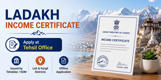  Ladakh Income Certificate