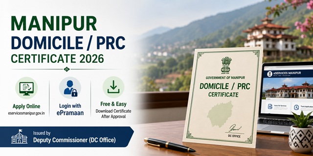  Manipur Domicile and PRC Certificate