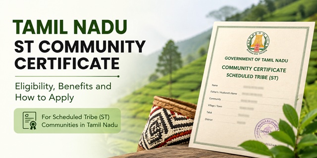  Tamil Nadu ST Community Certificate
