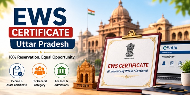Uttar Pradesh EWS Certificate: Income Limit, Documents & Apply Online ...