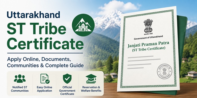 Uttarakhand Scheduled Tribe Certificate