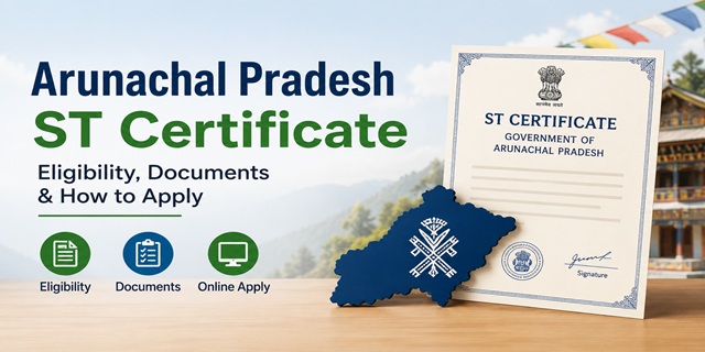  Arunachal Pradesh ST Certificate