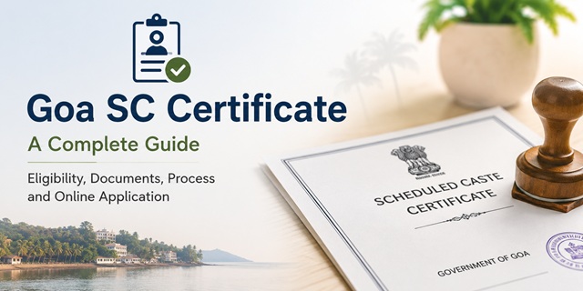 Goa SC Certificate