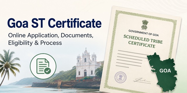  Goa ST Certificate