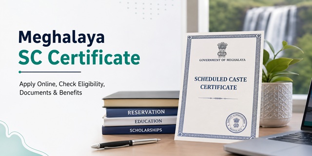 Meghalaya SC Certificate
