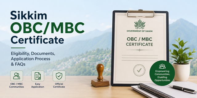  Sikkim OBC Certificate