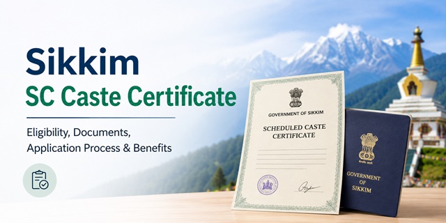  Sikkim SC Caste Certificate