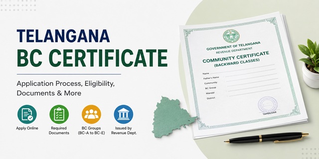 Telangana BC Certificate